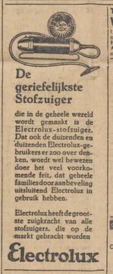 In De Standaard, 11 november 1927- Bron: Delpher