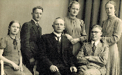 Het gezin van Binne Roorda, zomer 1942